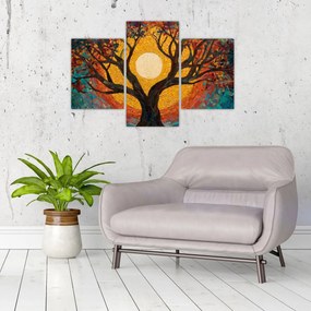 Tablou - Soarele în coroana arborelui vieții (90x60 cm)