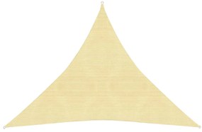 Panza parasolar din HDPE triunghiulara, 5 x 5 x 5 m, bej Bej, 5 x 5 x 5 m