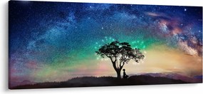 Tablou - Relaxare sub stele (120x50 cm)