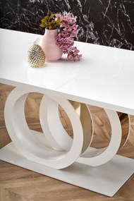 Set masa extensibila Galardo + 6 scaune K499 velvet roz