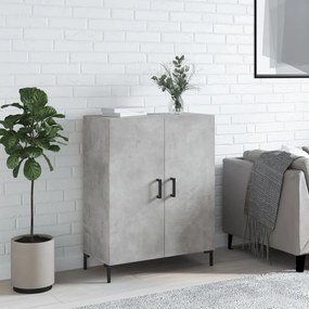 vidaXL Dulap, gri beton, 69,5x34x90 cm, lemn compozit