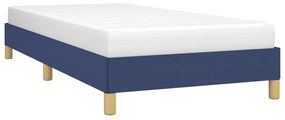 Cadru de pat, albastru, 80x200 cm, material textil Albastru, 25 cm, 80 x 200 cm