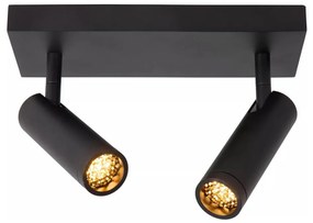 Lucide 22974/02/30 - Spot GRADO 2xGU10/8W/230V negru