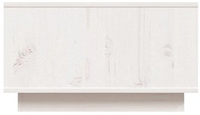 Masuta de cafea, alb, 55x56x32 cm, lemn masiv de pin 1, Alb