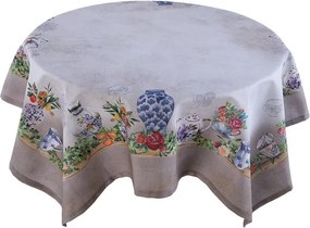 decoDoma Față de masă centrală cu imprimeu GRĂDINĂ ÎNFLORITĂ 93 x 93 cm
