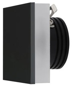 Spot LED incastrabil ambiental trepte/scari OZ negru ZZ AZ3372