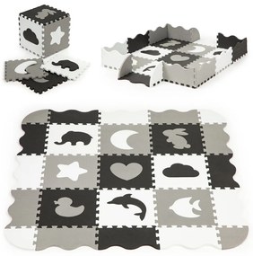 Covor puzzle din spumă cu gard 25 de piese