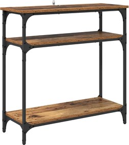 vidaXL Masă de consolă Lemn Vechi 75 x 29 x 75 cm Lemn compozit