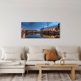 Tablou cu canalul - Göteborg (120x50 cm)
