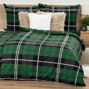 Lenjerie de pat din bumbac 4Home Green Classic,160 x 200 cm, 70 x 80 cm, 160 x 200 cm, 70 x 80 cm