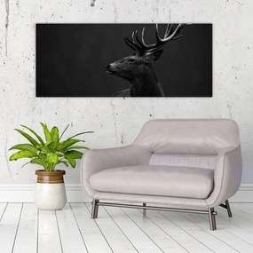 Tablou - Portret de căprioară (120x50 cm)