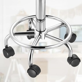 Deuba Scaun pe roti 50x51-65 cm - negru