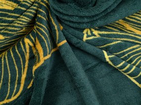 Lenjerie de pat din microplus VENECIA verde Dimensiunile lenjeriei: 70 x 90 cm | 140 x 200 cm