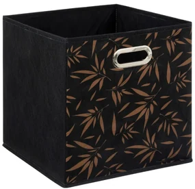 Cutie depozitare Casual, negru, 31 x 31 cm