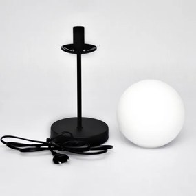 Lampă de masă MOON 1xE27/15W/230V negru