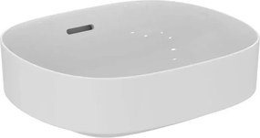 Lavoar pe blat Ideal Standard Atelier Linda-X alb lucios 45 cm cu orificiu preaplin