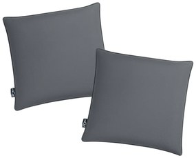 Set 2 buc perne de exterior EMPARO 50x50 cm, gri inchis
