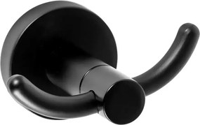 Cuier dublu Rea Mist 02 finisaj negru mat