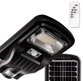 Lampă LED stradală cu senzor LED/150W/6V 6500K IP65 + telecomandă