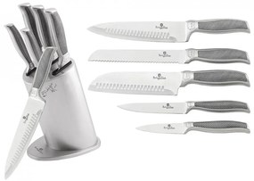 Set cutite otel inoxidabil (6 piese) Silver Kikoza Collection Berlinger Haus BH 2254