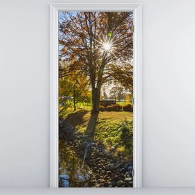 Fototapet pentru ușă - Canal de apă (95x205cm)