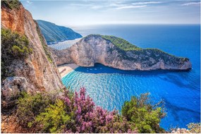 Tablou - Plaja Navagio, Grecia (90x60 cm)