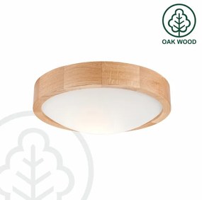 Lustr OAK SLIM 1xE27/60W/230V stejar, pr. 27 cm