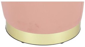 Fotoliu Glamour din catifea cu baza aurie, design elegant - ROZ FUCSIA