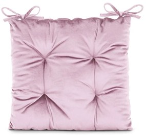 Pernă de scaun din catifea 40x40 cm Aleksa – Restilo