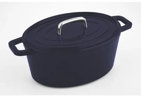 Cratita Roaster CS Alpen Dark Blue, fonta emailata, 31x23.5 cm