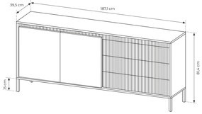 Comodă Sesen III (Bej). 1097489