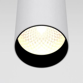 Pendul LED design tehnic Focus alb, 4000K
