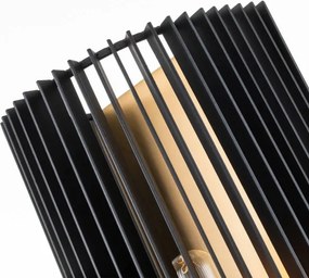 Quintiesse QN-LINARA1-BK - Aplică de perete LINARA 1xE27/60W/230V negru/auriu