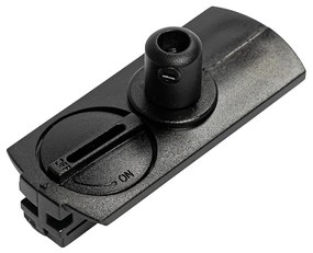 Design hanglamp zwart incl. rail adapter 1-fase - Iconic Tubo