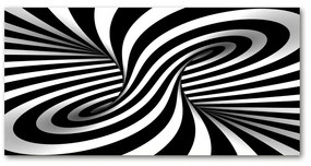 Tablou pe pe sticlă vârtej abstract