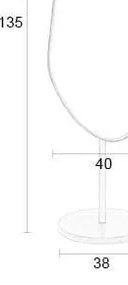 Oglindă de podea 40x135 cm Dropz – White Label