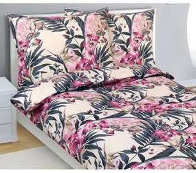 Bellatex Lenjerie de pat din bumbac Amarylka roz,140 x 200 cm, 70 x 90 cm