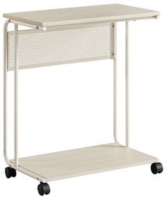 Masuta pe roti MIREZO 55x33cm, bej