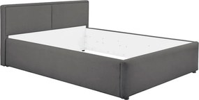 Cadru pat NEDIN 140x200, stofa clasica gri inchis - Maya 21
