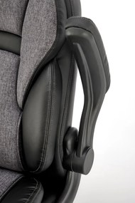 Scaun de birou Valerio negru/gri H128 cm