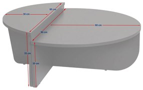 Masă de cafea Orion Travertine