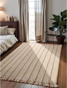 Covor crem țesut manual din iută 160x230 cm Harvest Sierra – Elle Decoration