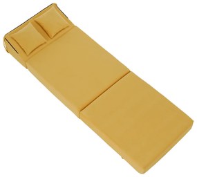 Scaun pliant/saltea PELOS, galben