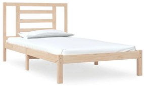 3104338 vidaXL Cadru de pat, 100x200 cm, lemn masiv de pin