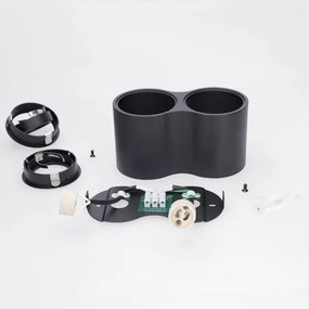 Brilagi - Corp de iluminat tip spot MIA DOUBLE 2xGU10/30W/230V negru