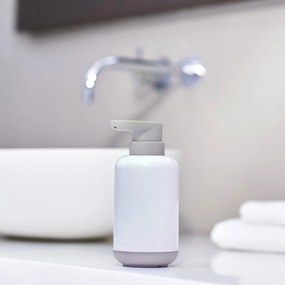 Dozator de săpun lichid alb din plastic 300 ml Duo – Joseph Joseph