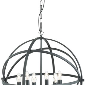 Lustra suspendata stil traditional Orbit negru 2476-6BK SRT