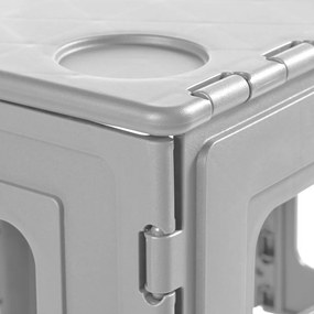 Keeeper Masă pliantă de exterior Timo M Nordic Grey, M