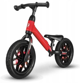 QPlay SPARK - trotinet cu LED pe roți, roșu