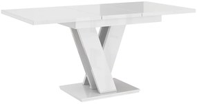 Masă extensibilă Hildaria (Alb + beton). 1053925